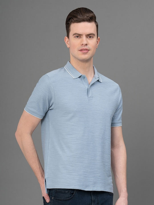 Short Sleeves Polo Collar Cotton T-shirt