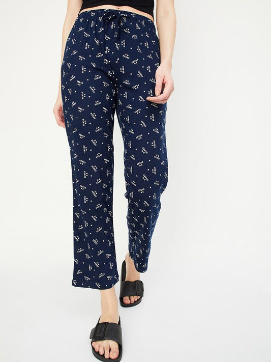 Printed Pure Cotton Lounge Pants