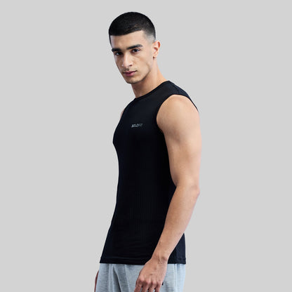 Sleeveless Vest for Men Black