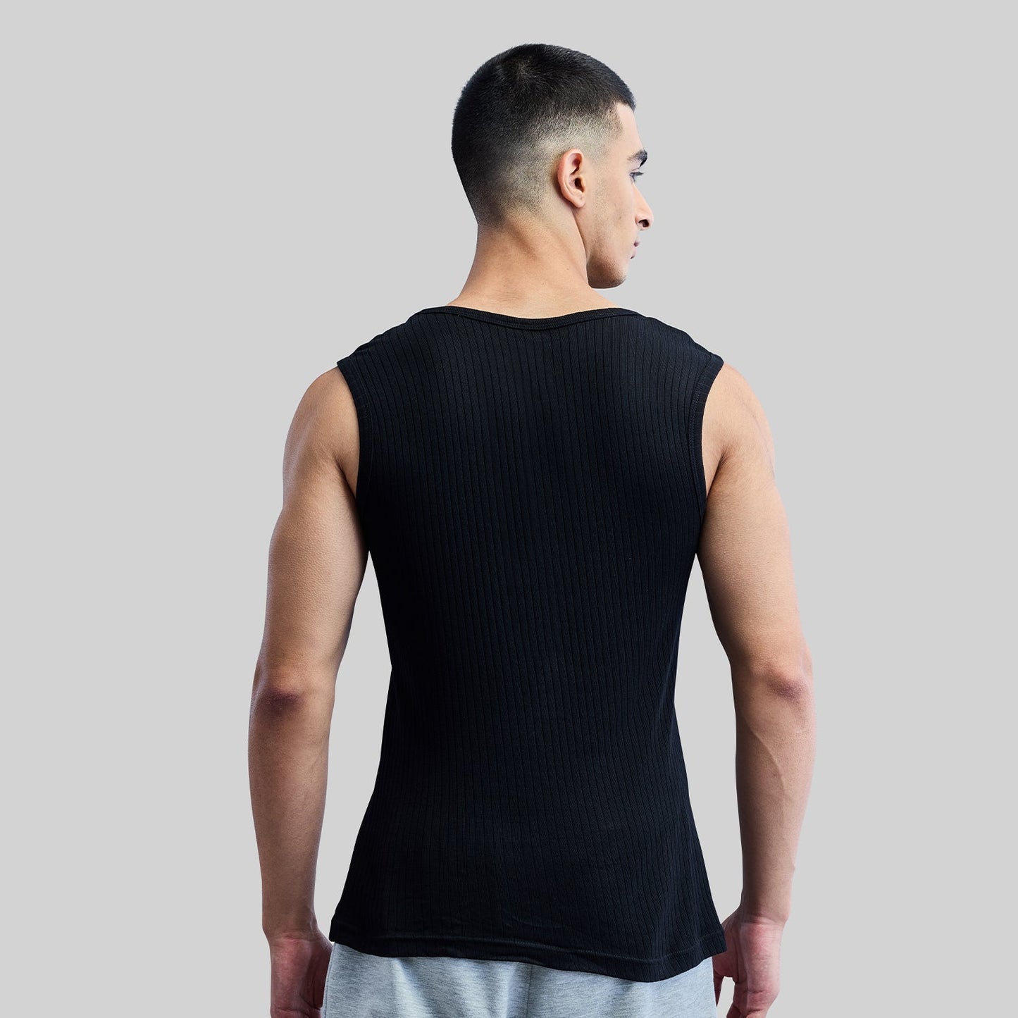 Sleeveless Vest for Men Black