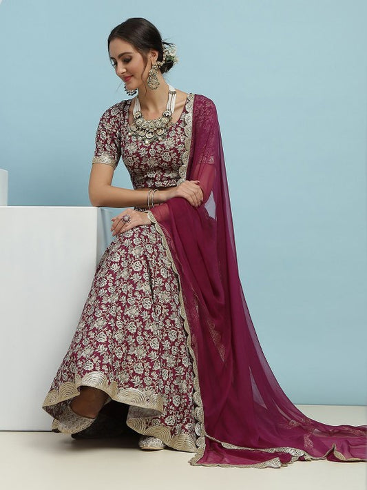 Printed Ready to Wear Lehenga & Blouse With Dupatta