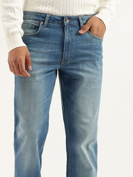 Men Bootcut Heavy Fade Jeans