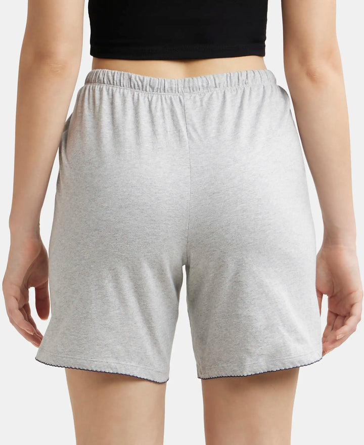 Women Mid-Rise Cotton Shorts