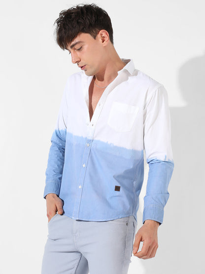 Contrast Ombre Shirt