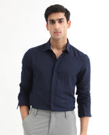 INVISIBLE PLACKET SOLID SHIRT