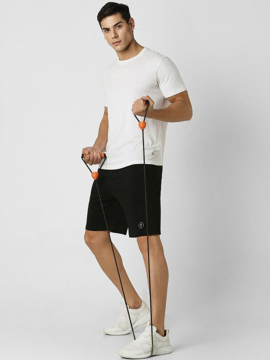 Men Mid-Rise Regular Fit Sports Shorts