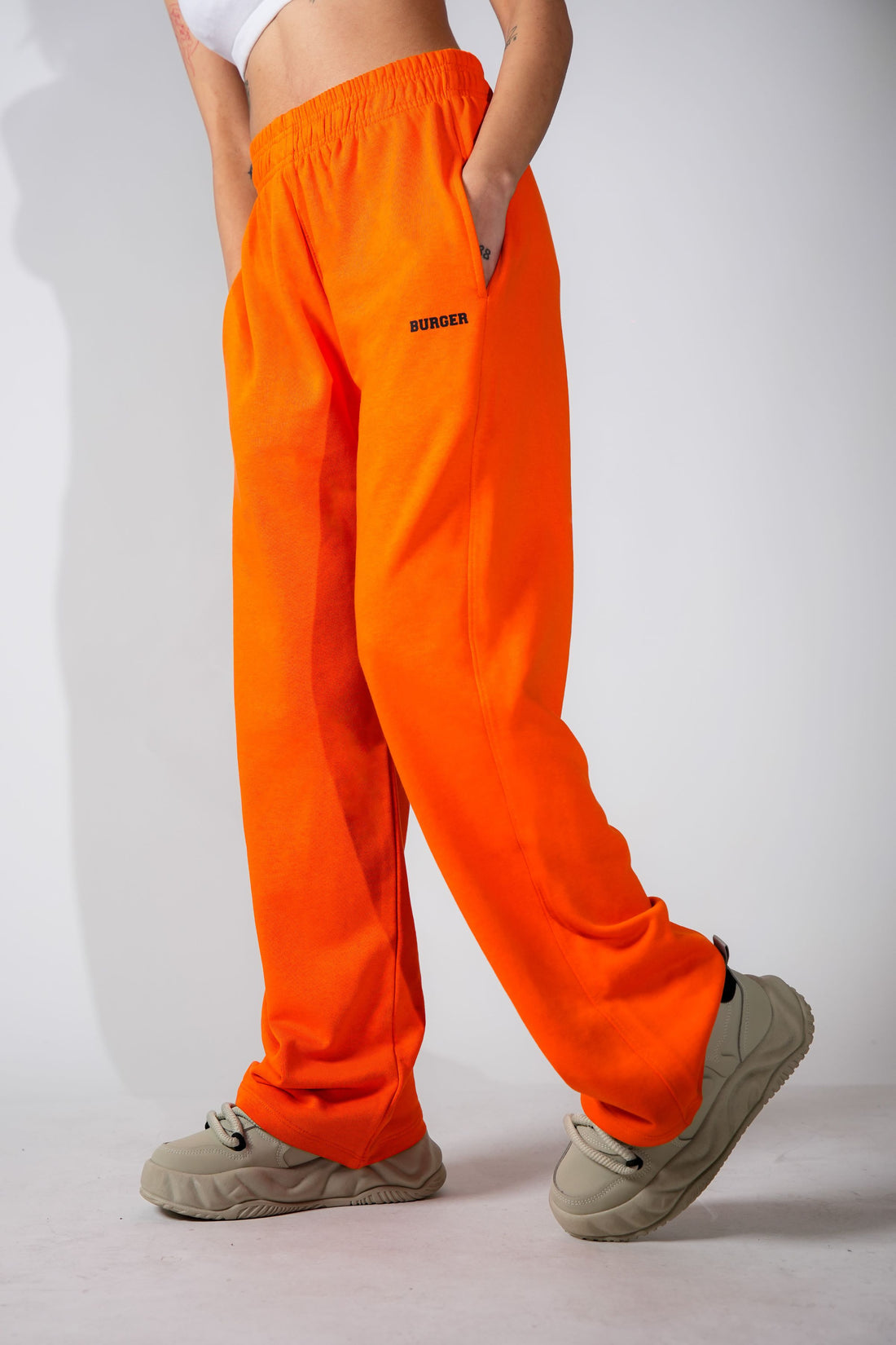 Track Pants Bright Orange For Men and Women