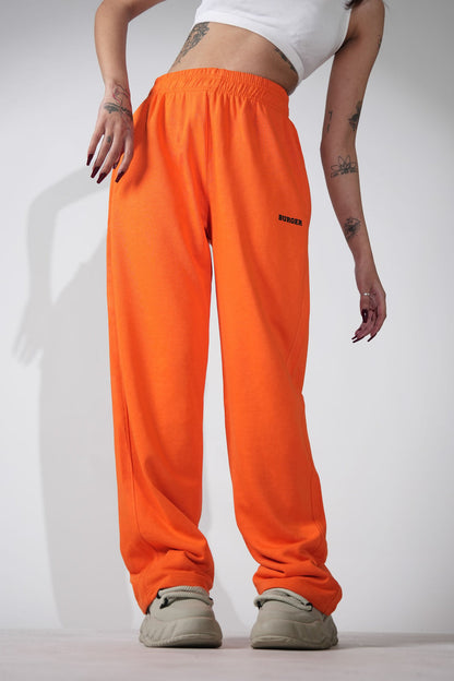 Track Pants Bright Orange For Men and Women