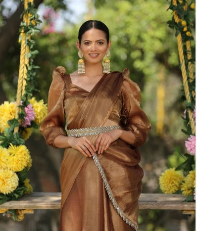 Swatantra Women Gold Saree Accessories