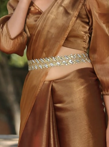 Women Gold Saree Accessories