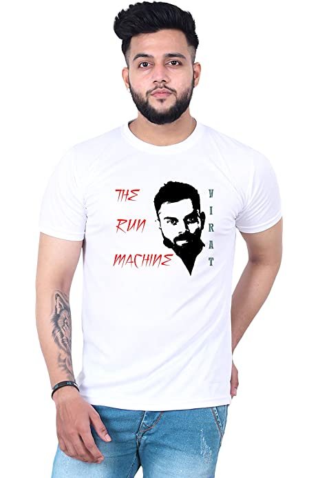 White polyester t-shirt – Customized Half Sleeve Men’s T-Shirt