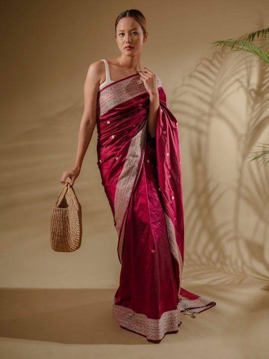 Ethnic Motifs Zari Pure Silk Saree