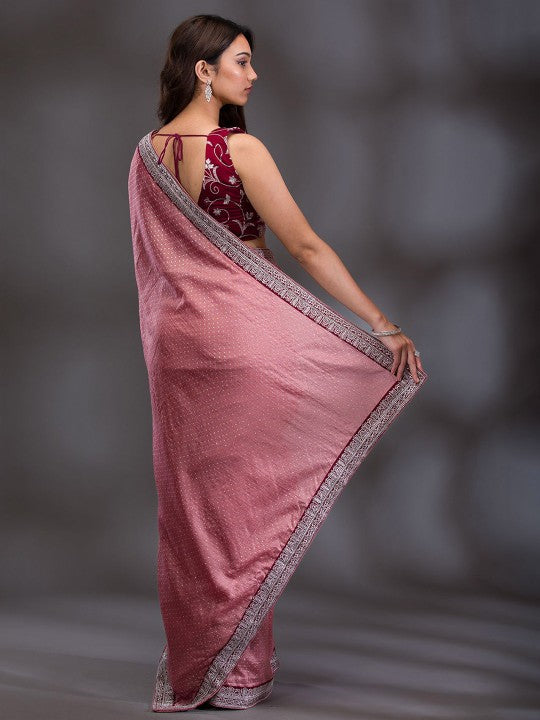 Embellished Beads and Stones Party Saree