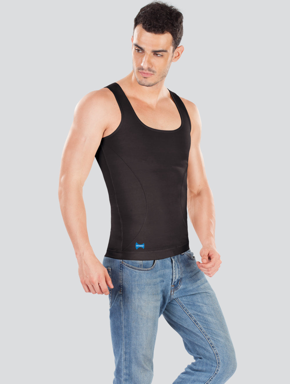 Dermawear Men's Zenrik Everyday Abdomen and Chest Shapewear vest