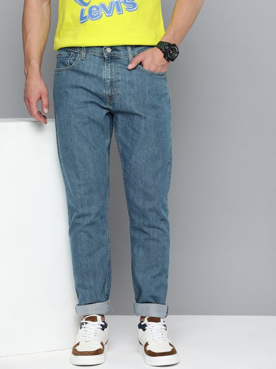 Slim Tapered Fit Light Fade Stretchable Jeans