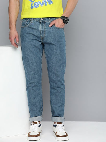 Slim Tapered Fit Light Fade Stretchable Jeans