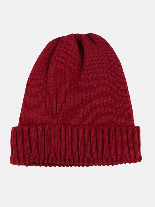 Maroon Winter Beanie Cap