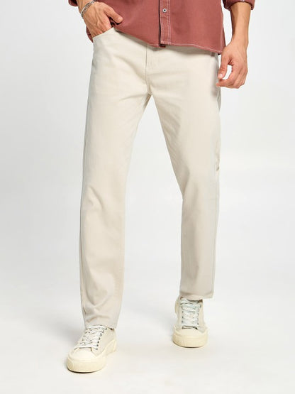 Men Mid-Rise Easy Wash Pure Cotton Chinos