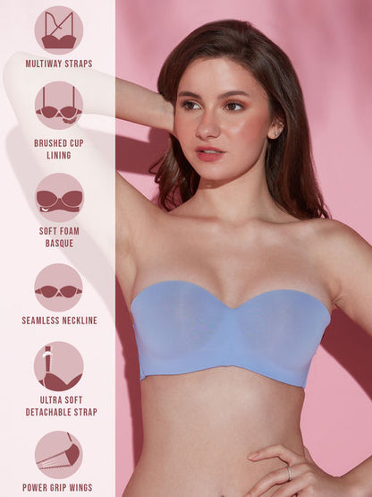 The Ultimate Strapless Bra Blue