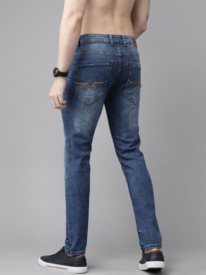 Men Blue Skinny Fit Light Fade Jeans