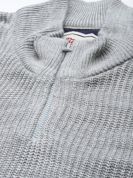 Men Self-Striped Pullover