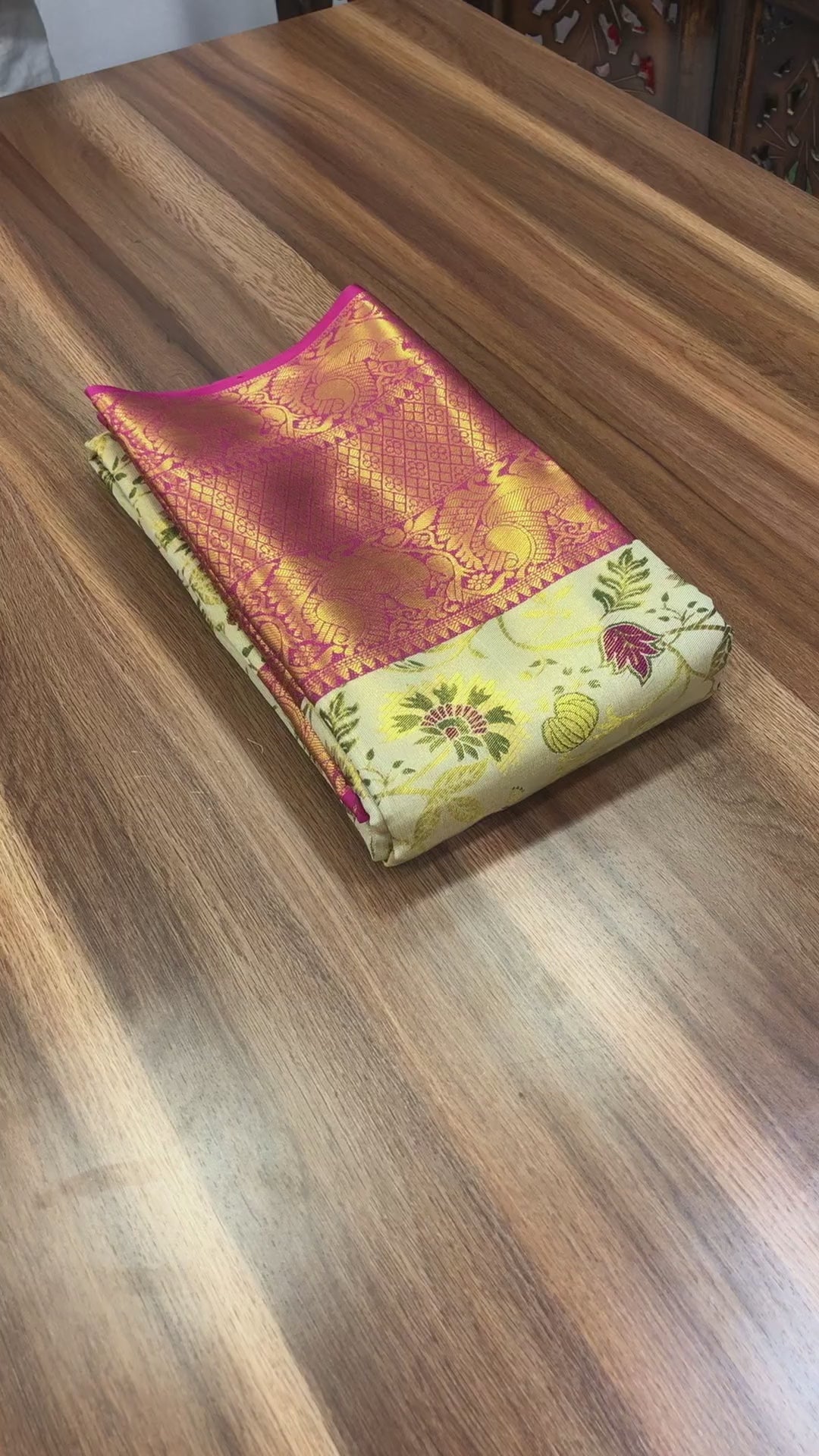 Wedding Wear Multi Color Kanjiviram Silk Pure Zari Weaving with Beautiful Meena Weaving Saree