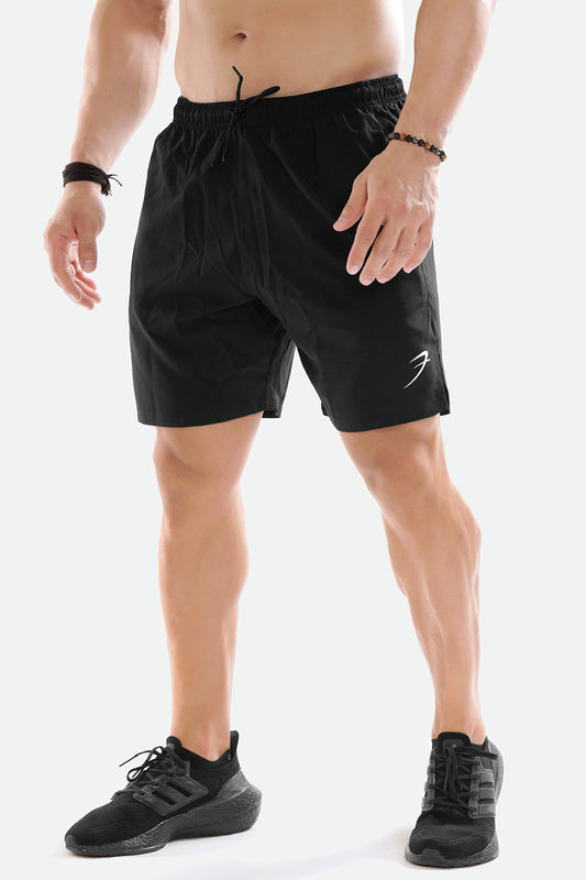 2 in 1 Compression Shorts Black