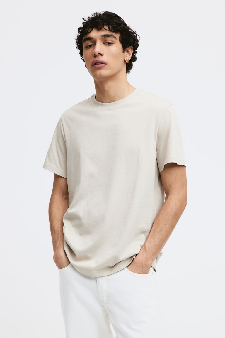 Men H&M Regular Fit T-shirt