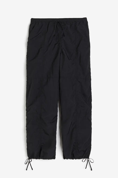 Nylon parachute trousers