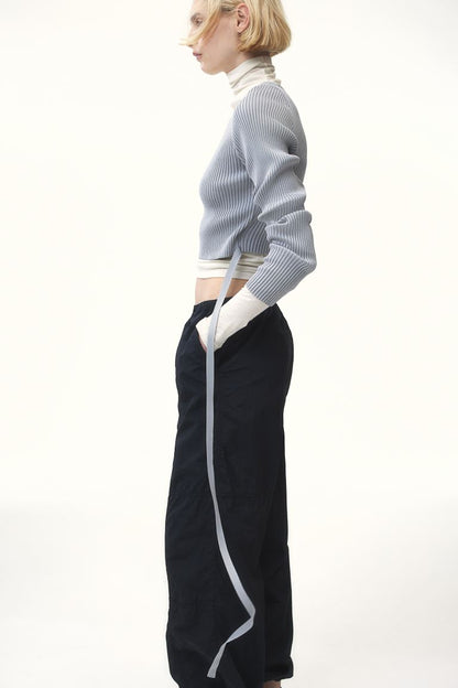 Nylon parachute trousers