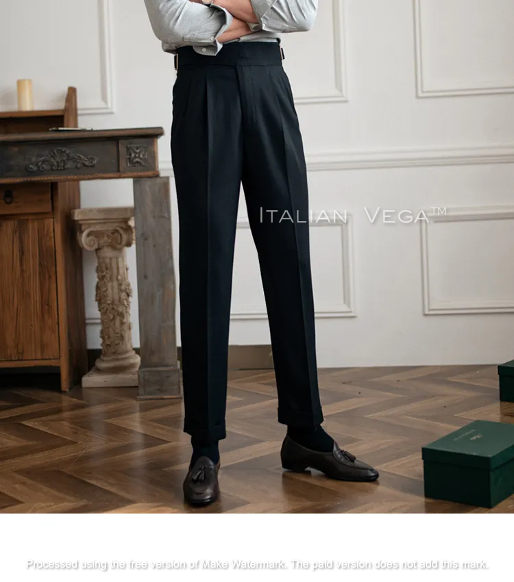 Italian Vega Signature Buttoned Gurkha Pants