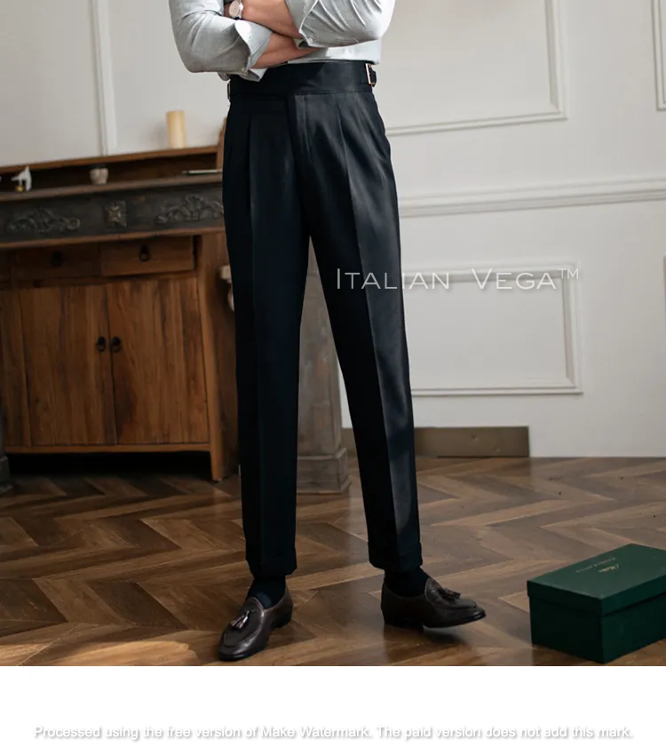 Italian Vega Signature Buttoned Gurkha Pants