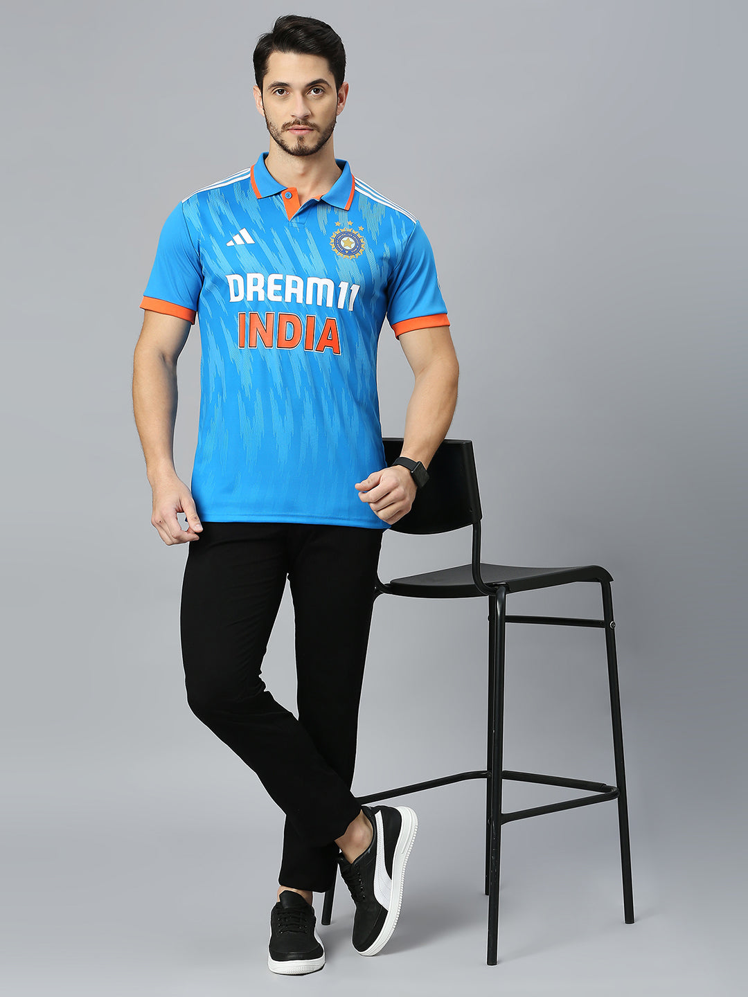 Official Adidas Team India Cricket ODI Player Jersey for Men