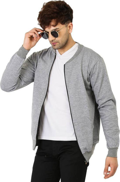 Leotude  Men Solid Bomber Jacket