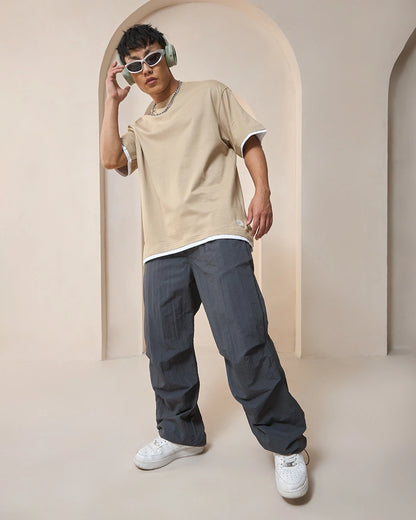 Men'S Oversized Parachute Pants