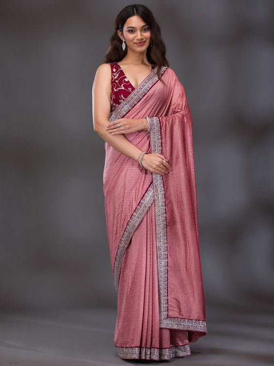 Embellished Beads and Stones Party Saree