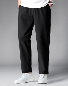 Men Cargo Track Pants with Insert Pockets