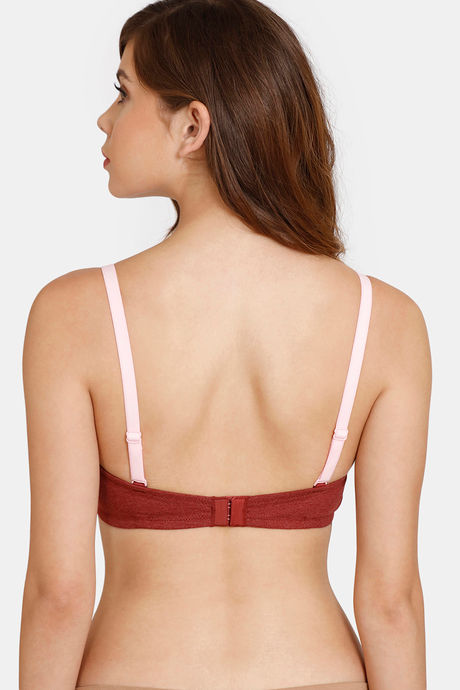 Zivame Padded Wirefree Bra Red