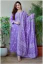 Women Viscose Rayon Kurta Pant Dupatta Set