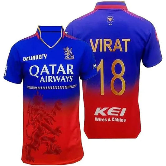 King Kohli Cricket Team Half Sleeve Jersey