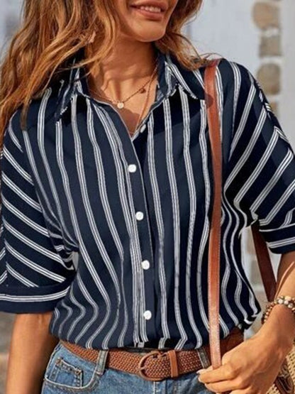 Women Comfort Opaque Striped Casual Shirt