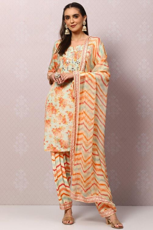 VISCOSE STRAIGHT KURTA SALWAR PANTS SUIT SET