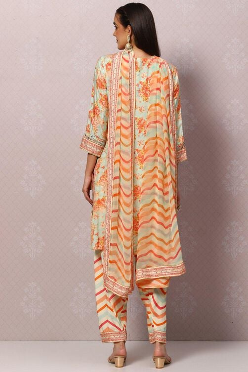 VISCOSE STRAIGHT KURTA SALWAR PANTS SUIT SET