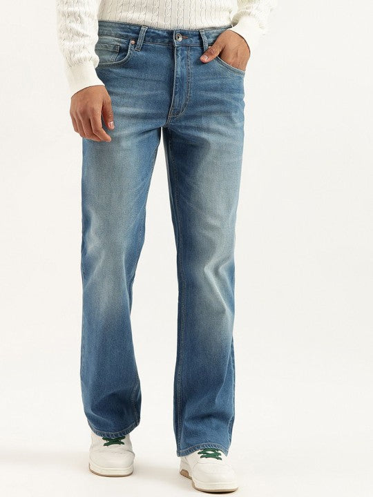 Men Bootcut Heavy Fade Jeans