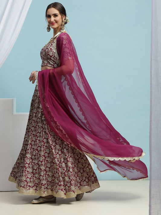 Printed Ready to Wear Lehenga & Blouse With Dupatta