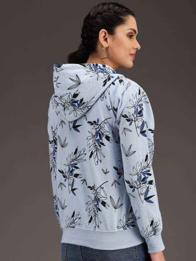 Women Floral Print Casual Jacket