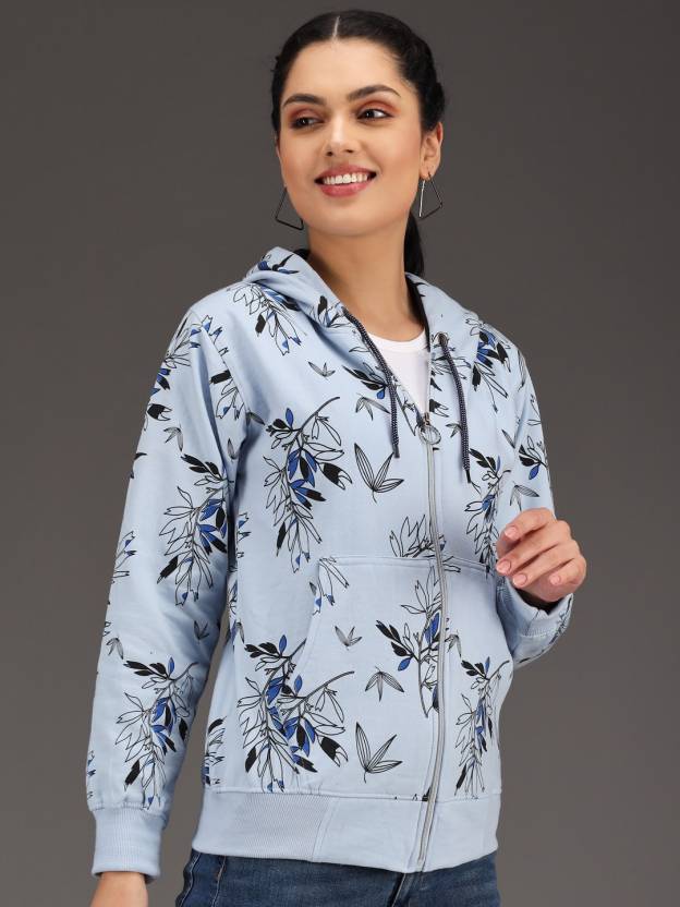 Women Floral Print Casual Jacket