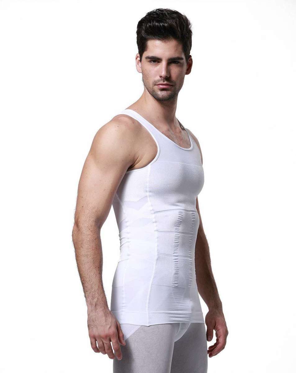 Olivio Tummy Tucker Vest Slimming Body Shaper Abs Abdomen Men Shapewear