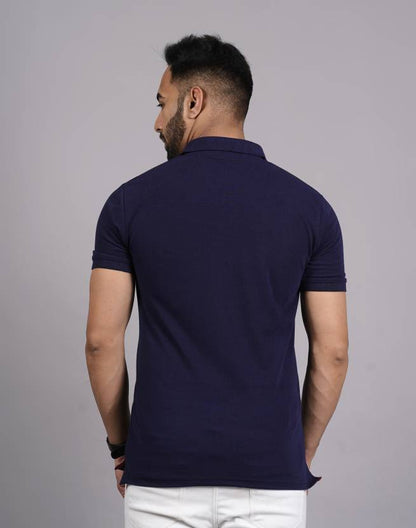 Addiz Solid Men Polo Neck