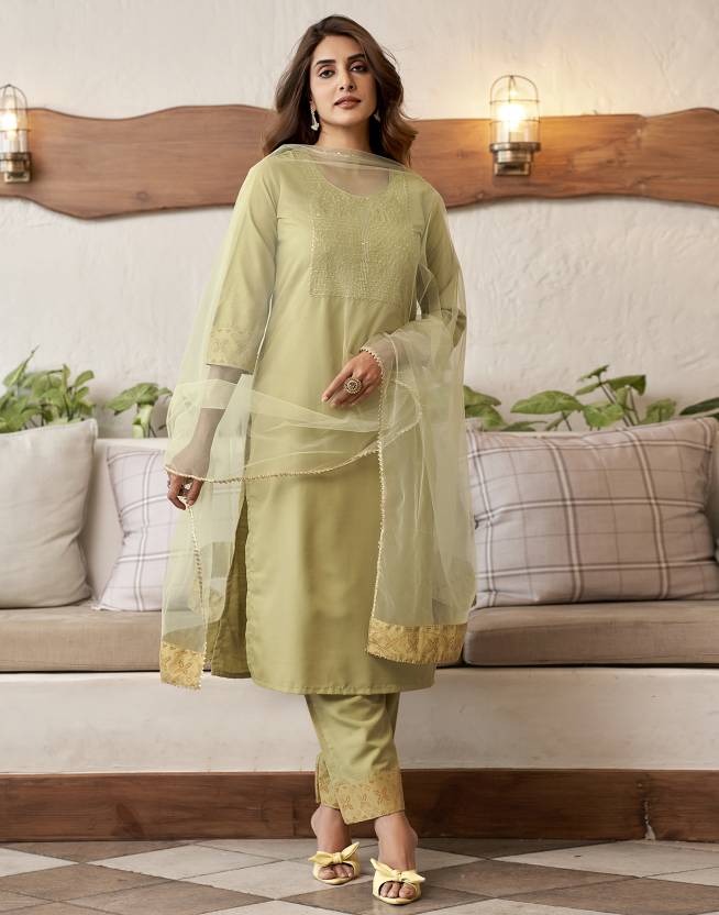 Samah Women Kurta Pant Dupatta Set